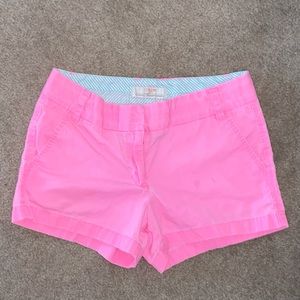 J Crew Chino shorts in bright pink!!
